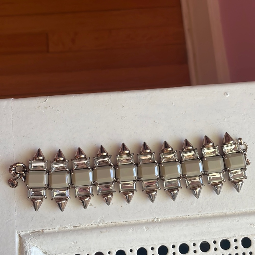 J.Crew  diamond studded bracelet